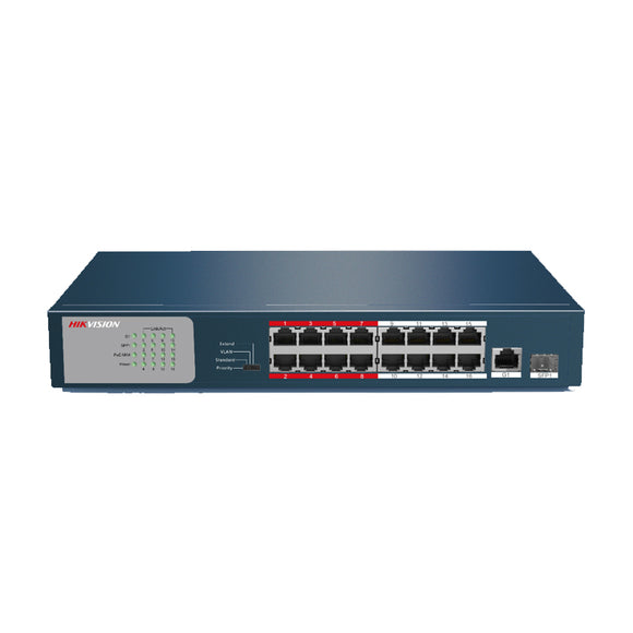 Hikvision DS-3E0318P-E(B) POE Switch - viewmify