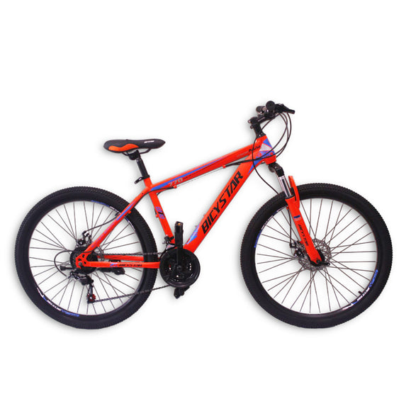 Orange BICYSTAR Budget Bike 26 inch - viewmify