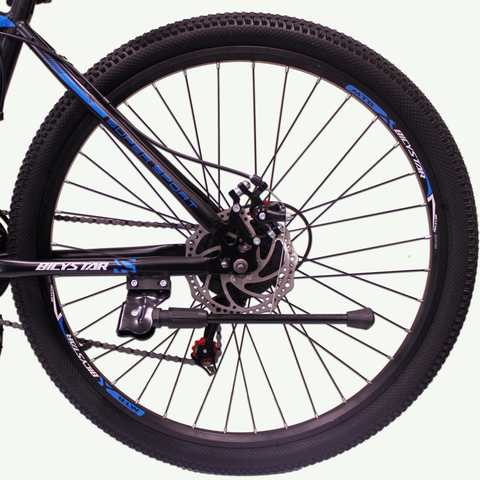 Blue BICYSTAR Budget Bike 27.5 inch