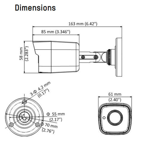Hikvision DS-2CE16D8T-IT Bullet Camera