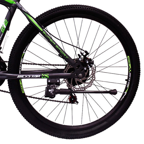 Green BICYSTAR Budget Bike 27.5 inch